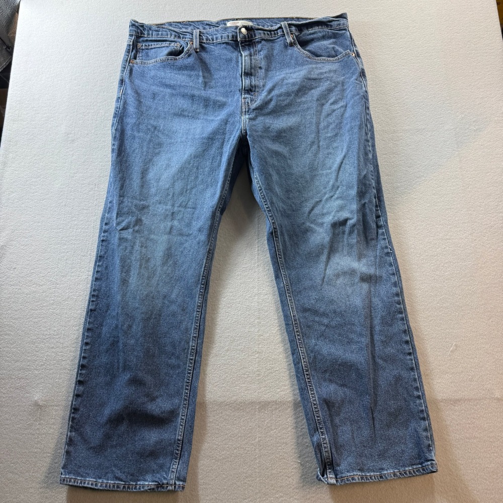 Levi Strauss Signature Jeans Mens 40x30 Blue Relaxed Straight Denim